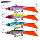 Приманка для зимней подледной рыбалки Goture 4 шт.лот, балансир, 79 мм, 17,2 г, вертикальная приманка для джиггинга, для ловли щуки, окуня