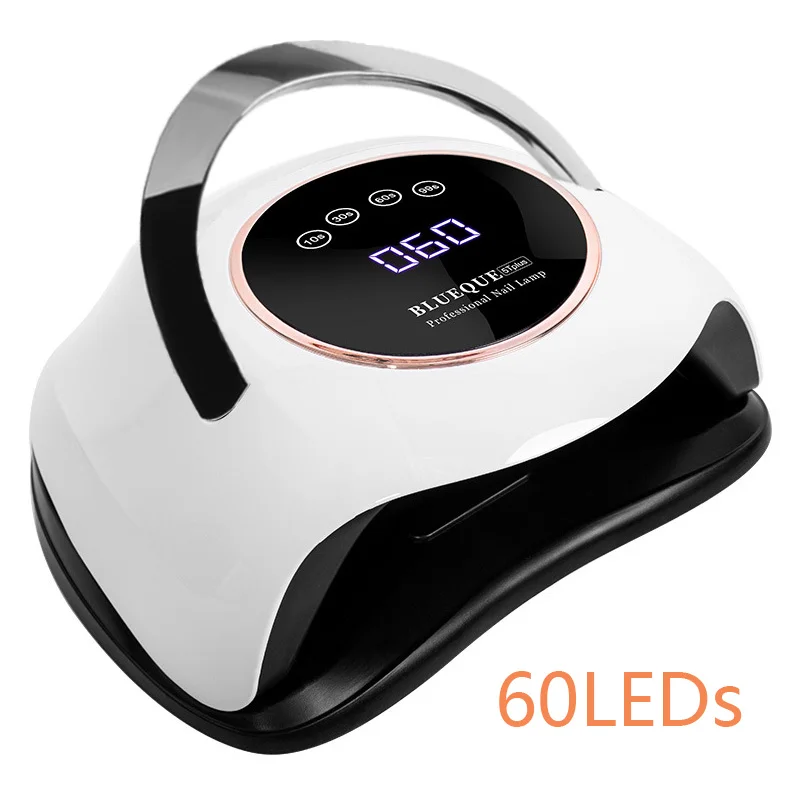 

Portable UV LED Nail Lamp with Touch Control Nail Dryer 60 LEDs Quick Nail Gel Polish Dryer Powerful Nail Lamp Pedicure Dryer