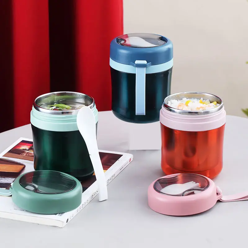 304 изолированный Ланч бокс из нержавеющей стали портативная термобанка для