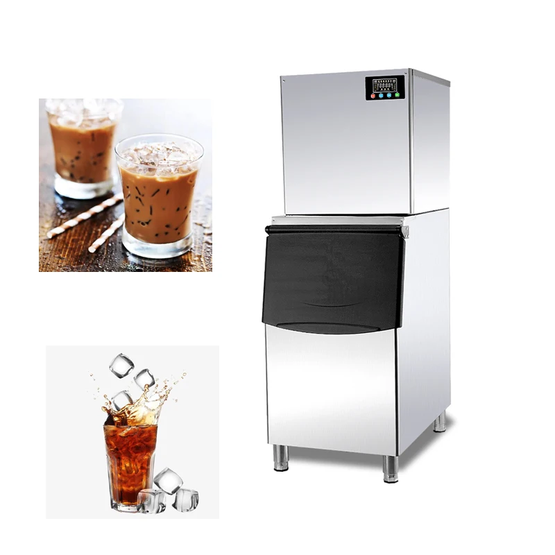 

Hot selling big commercial 200kg/d ice cube making machines/300kg/24hr ice maker ice gourmet cube maker for coffee shop
