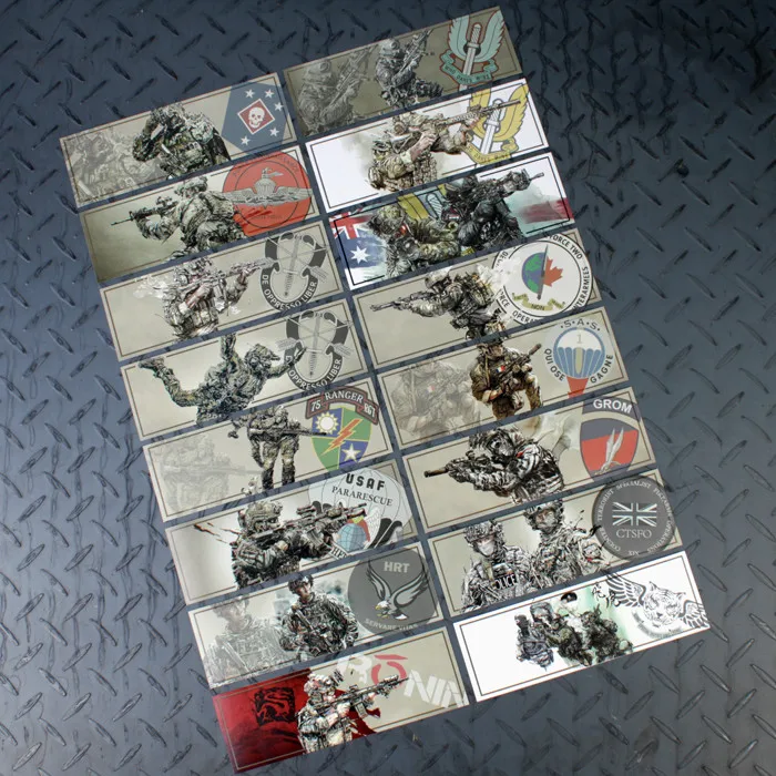 

Special Forces BOX Sticker Tactical Warrior Car Sticker Suitcase DIY Sticker Patch Notebook Military Outdoor Combat Sticker