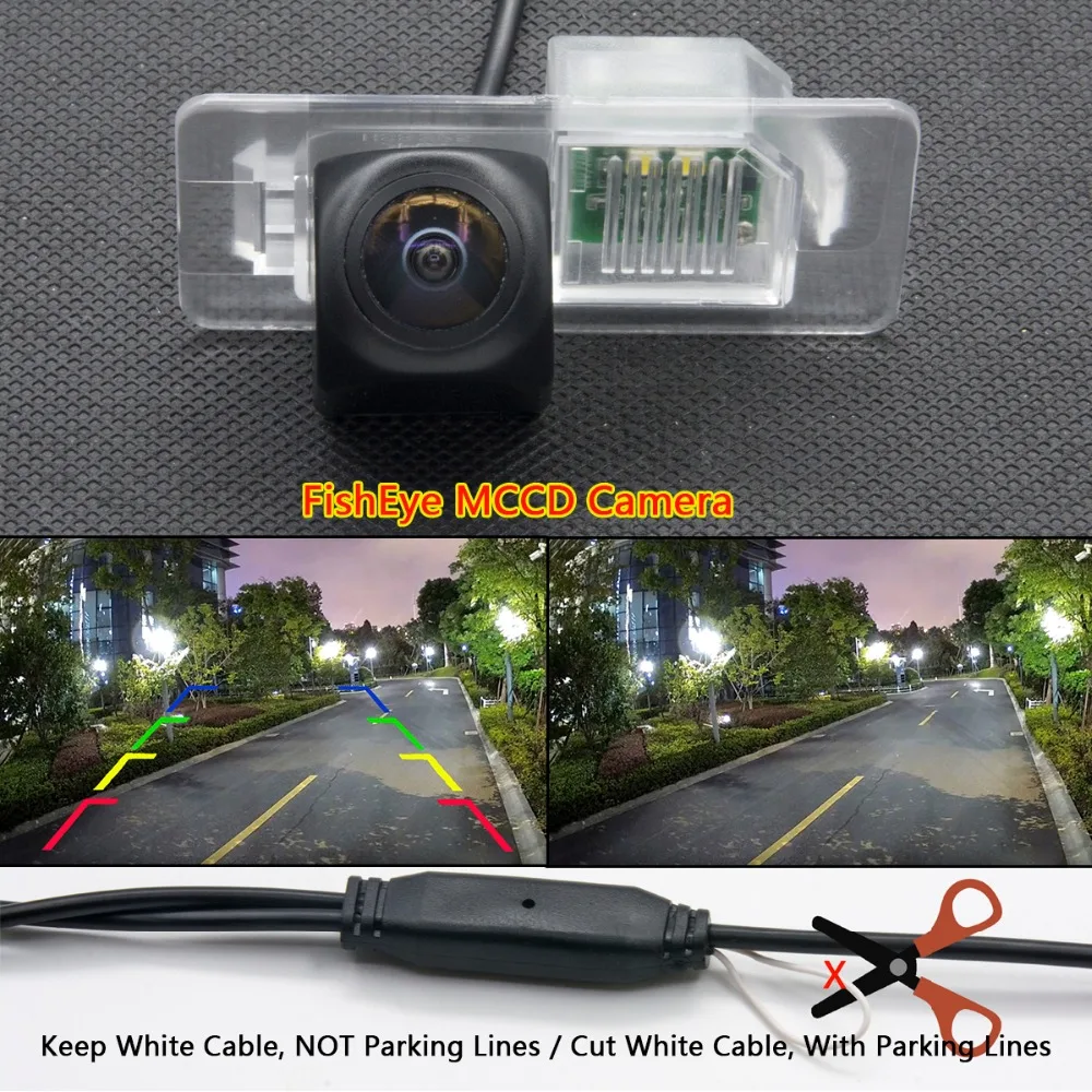 Камера заднего вида Fisheye MCCD 1080P Starlight для BMW E38 E39 E46 X3 X4 X5 X6 X1 E90 E91 E92 резервный ЖК