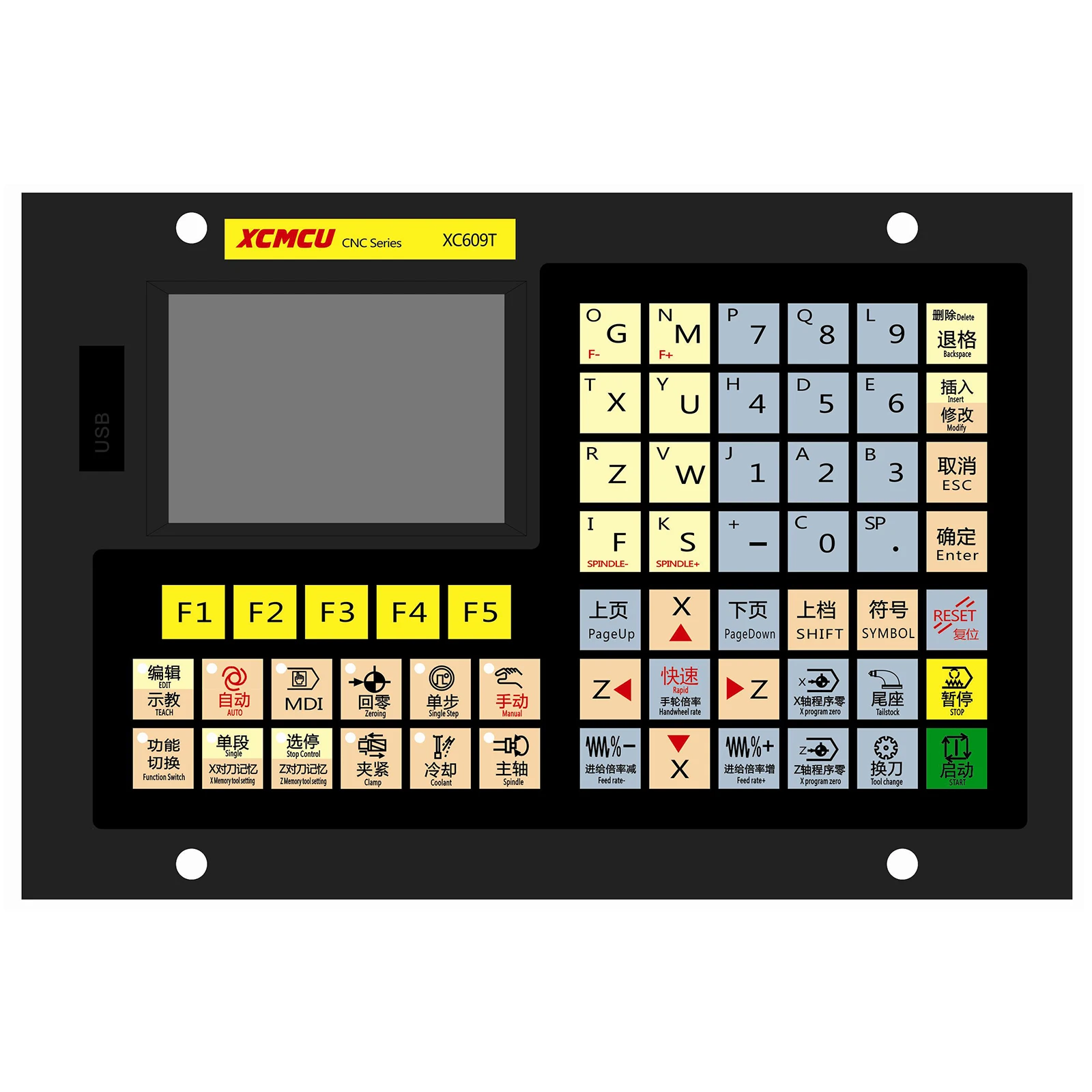 

XC609T 2 оси USB ЧПУ Управление; ЧПУ Управление Системы 32Bit г-код + XCIOZJ I/O плата адаптера