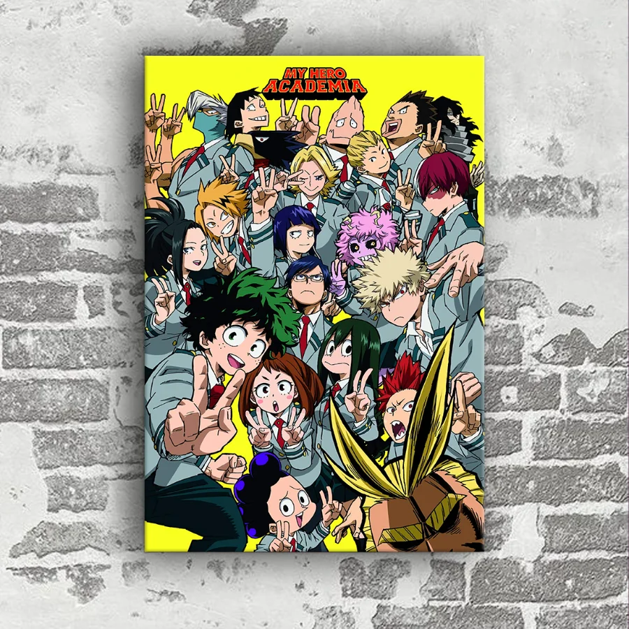 

Japanese Anime My Hero Academia Comic Characters Wall Art Canvas Painting Modern Living Room Bedroom Room Decoration Poster