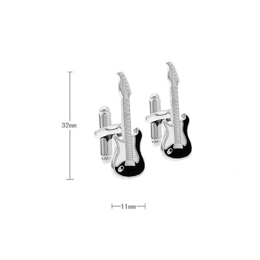

Electric Guitar Cufflinks Rock Music Theme Cuff Links Guitars Musical Design