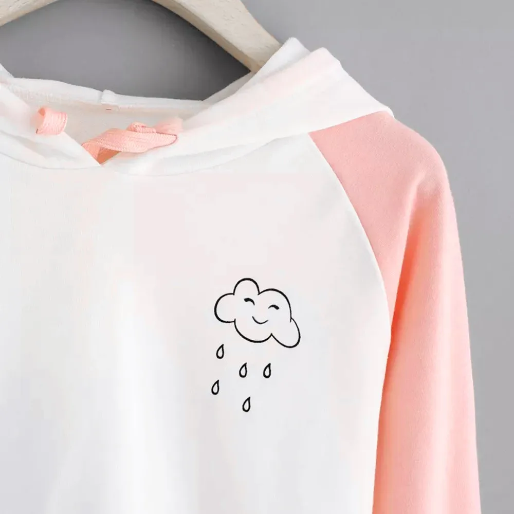 Hoodies Women Fashion Autumn Long Sleeve Hoodie Sweatshirt Hooded Pullover Tops Streetwear Women Oversized Hoodies Sudaderas