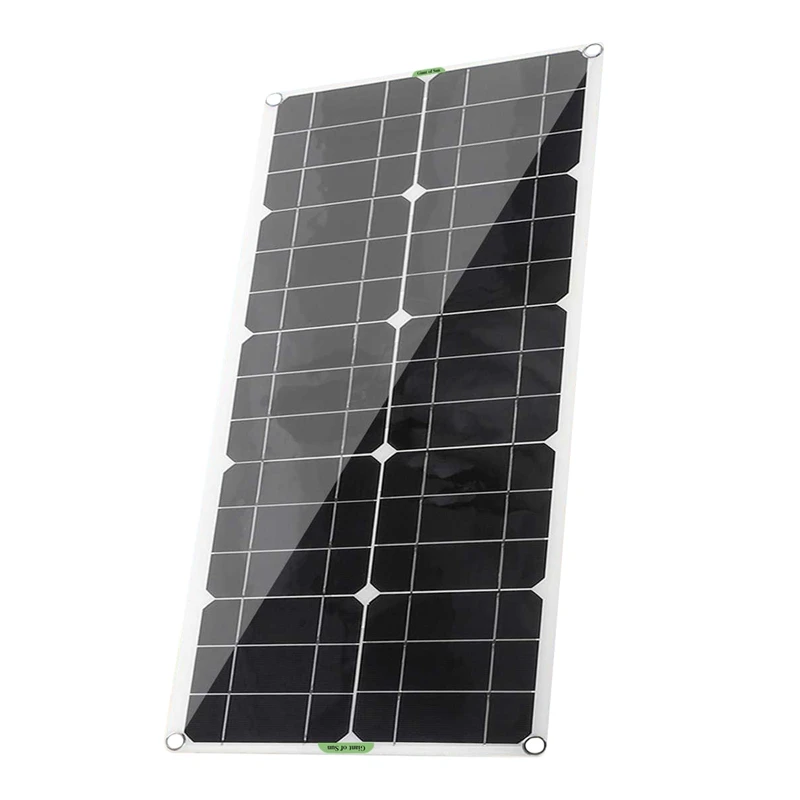 Высокоэффективная портативная солнечная панель 100W12V 5V мобильный телефон QC3.0