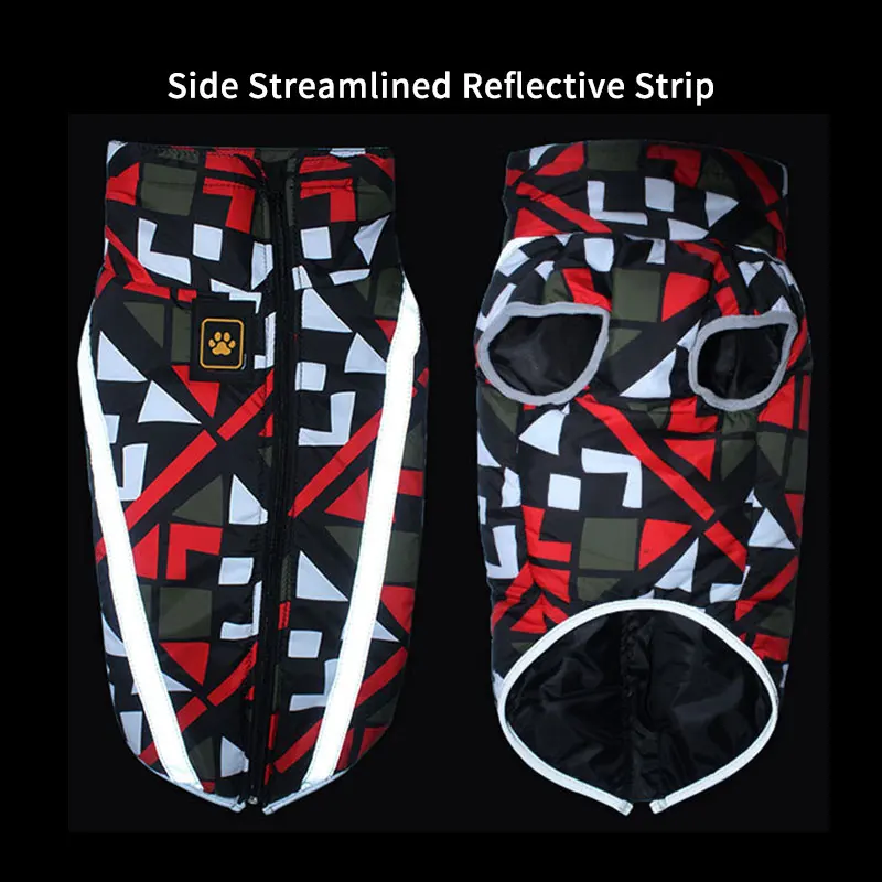 

Autumn And Winter Warm Windproof Pet Cotton Clothes for Dogs Winter Clothes for Large Dogs Cotton Vests for Dogs Pet Clothes