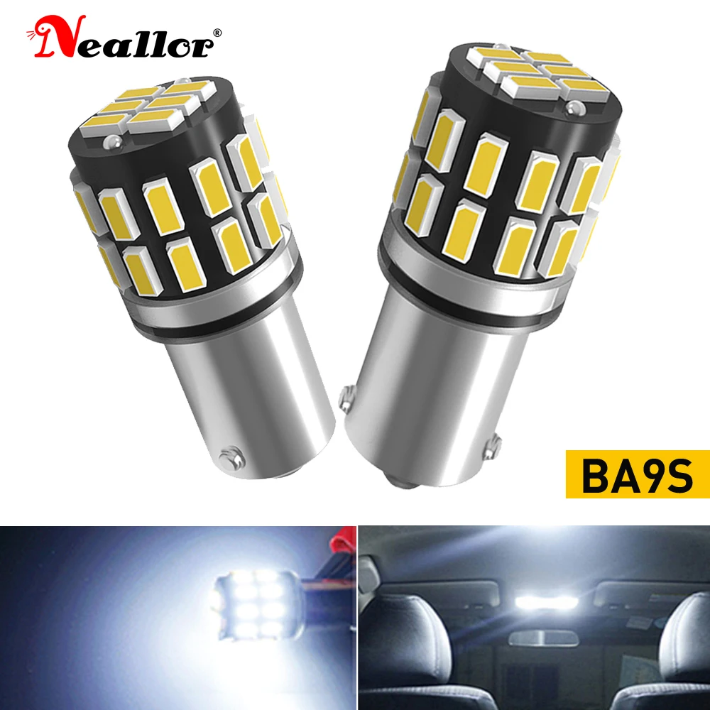 2 шт. автомобисветильник светодиодные лампы BA9S T4W 3014 30SMD 12 В 24 | Автомобили и