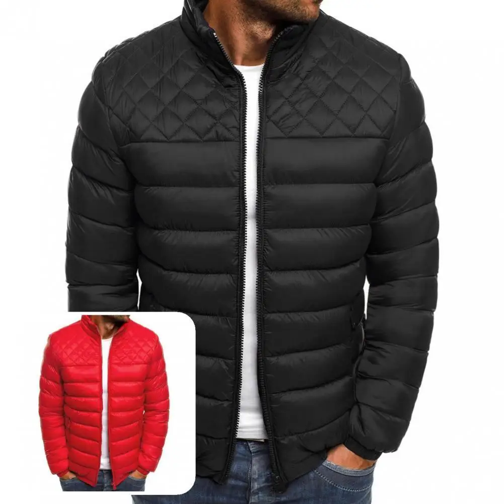 

2021 Mens Autumn Jacket Coat Wind Breaker Casual Plaid Men Parka Solid Color Outerwear Winter Jacket Overcoat Men New 2021