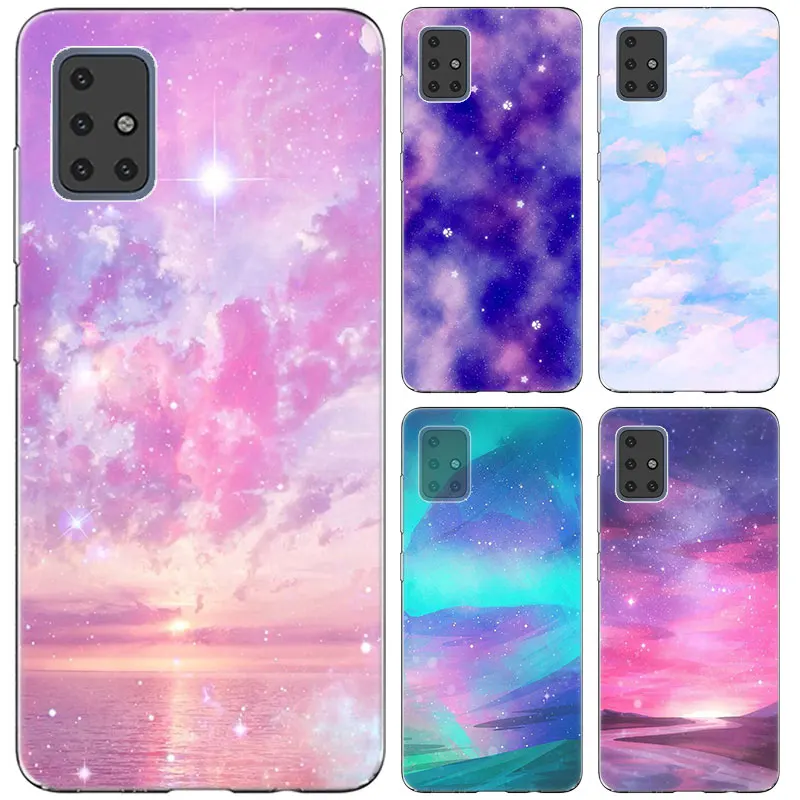 Милый чехол kawaii sky space для Samsung Galaxy S11E S11 Plus A10S A20S A30S A50S A70S A51 A71 M30S M40S Note 10 Lite A90 5G |
