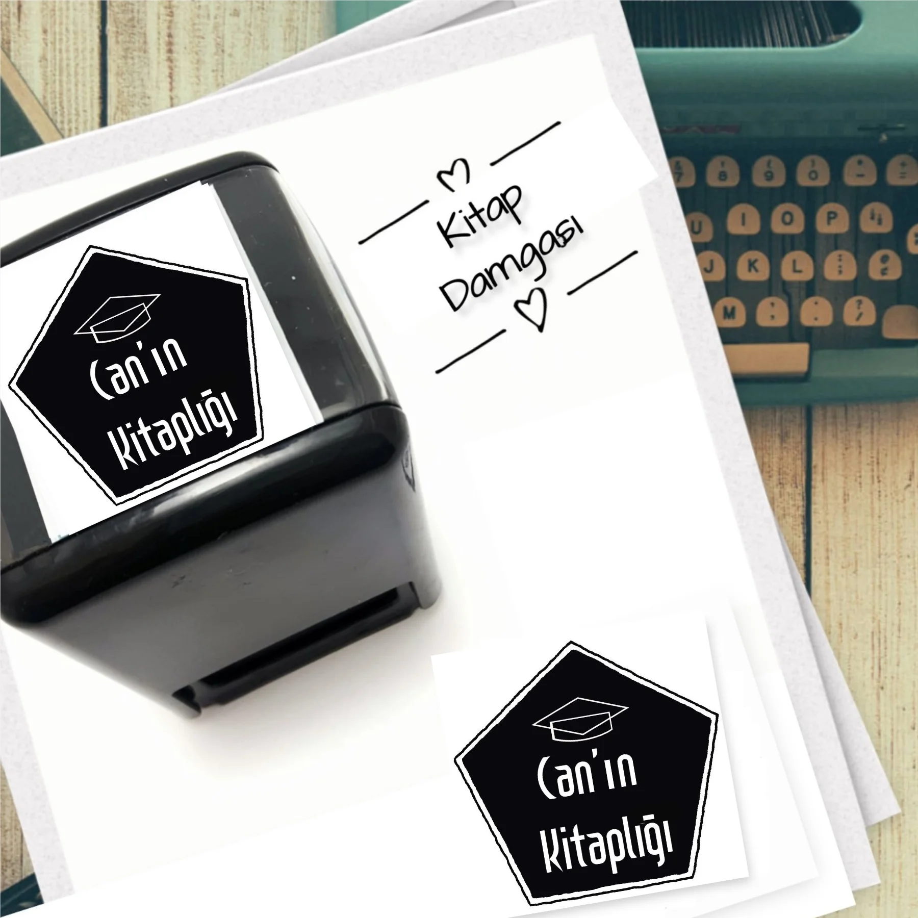 

Personalized Name Written Automatic Square Stamp-833