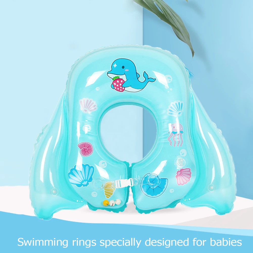 

Детский шейный поплавок, плавательный аксессуар, утолщенная надувная подмышка из ПВХ, плавательный круг для младенцев, портативный шейный ...