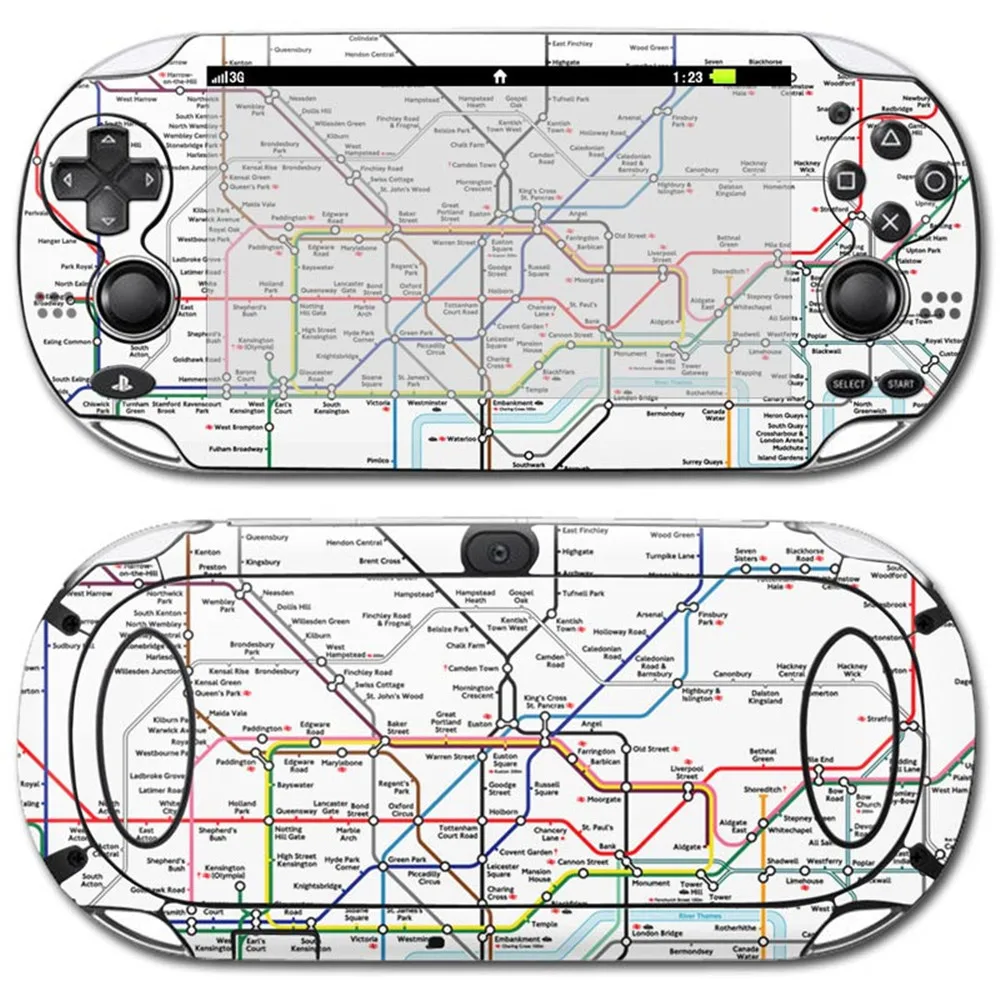 Фото Высококачественные Аксессуары для игр, Виниловая наклейка для PS vita 1000, наклейка №5