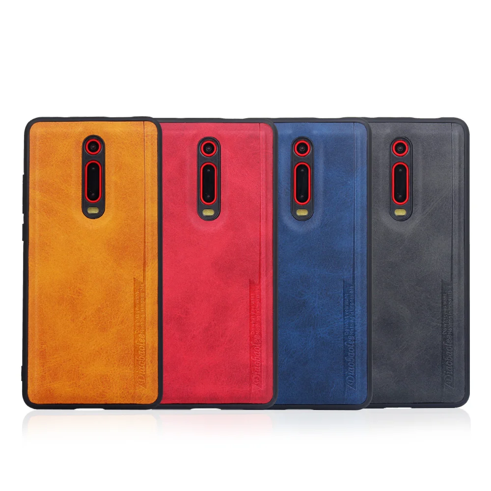 Case for Mi 9T Redmi K20 Pro 6 Cover Xiaomi mix 2s Red K 20 Leather Business PC&ampPU Logo Brand High Quality hongmi |