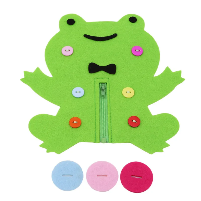 

Hand Zipper Button Teaching Kindergarten Manual Diy Weave Cloth Early Learning Education Toys Montessori Teaching Aids Math Toys