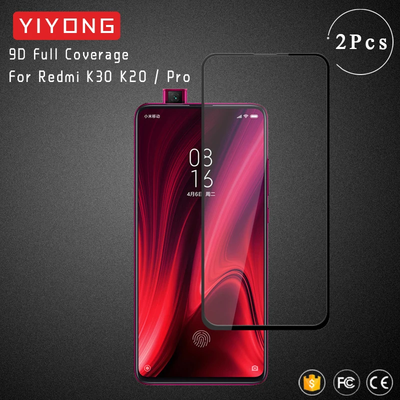 Стекло YIYONG 9D с полным покрытием для Xiaomi Redmi K40 K30 K20 Pro Plus закаленное стекло Защита