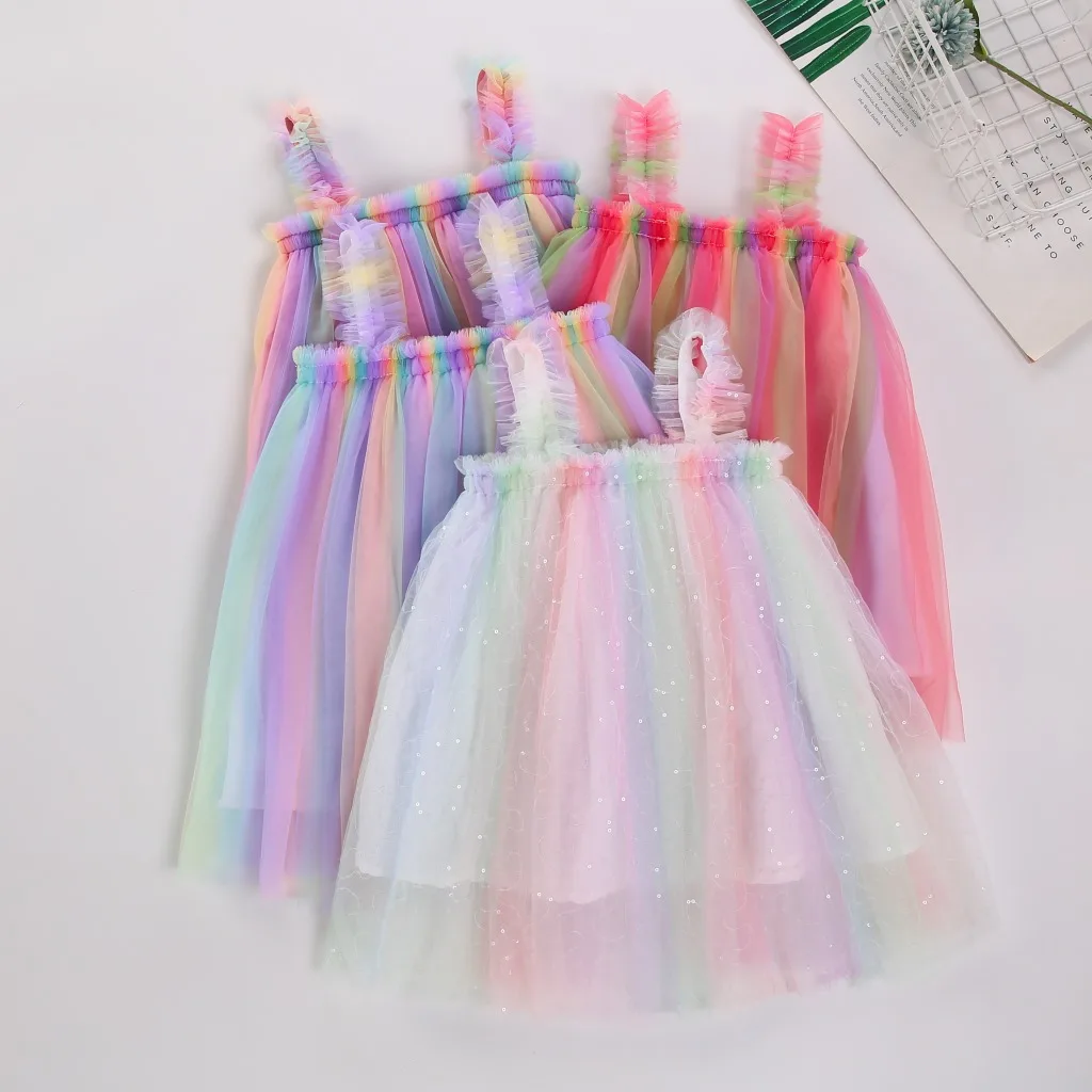 

2021 New Christmas New Kids Clothes Summer Casual Girls Dress Children Tutu Lace Dress Baby Children Girls Clothes 1 To 4 Years