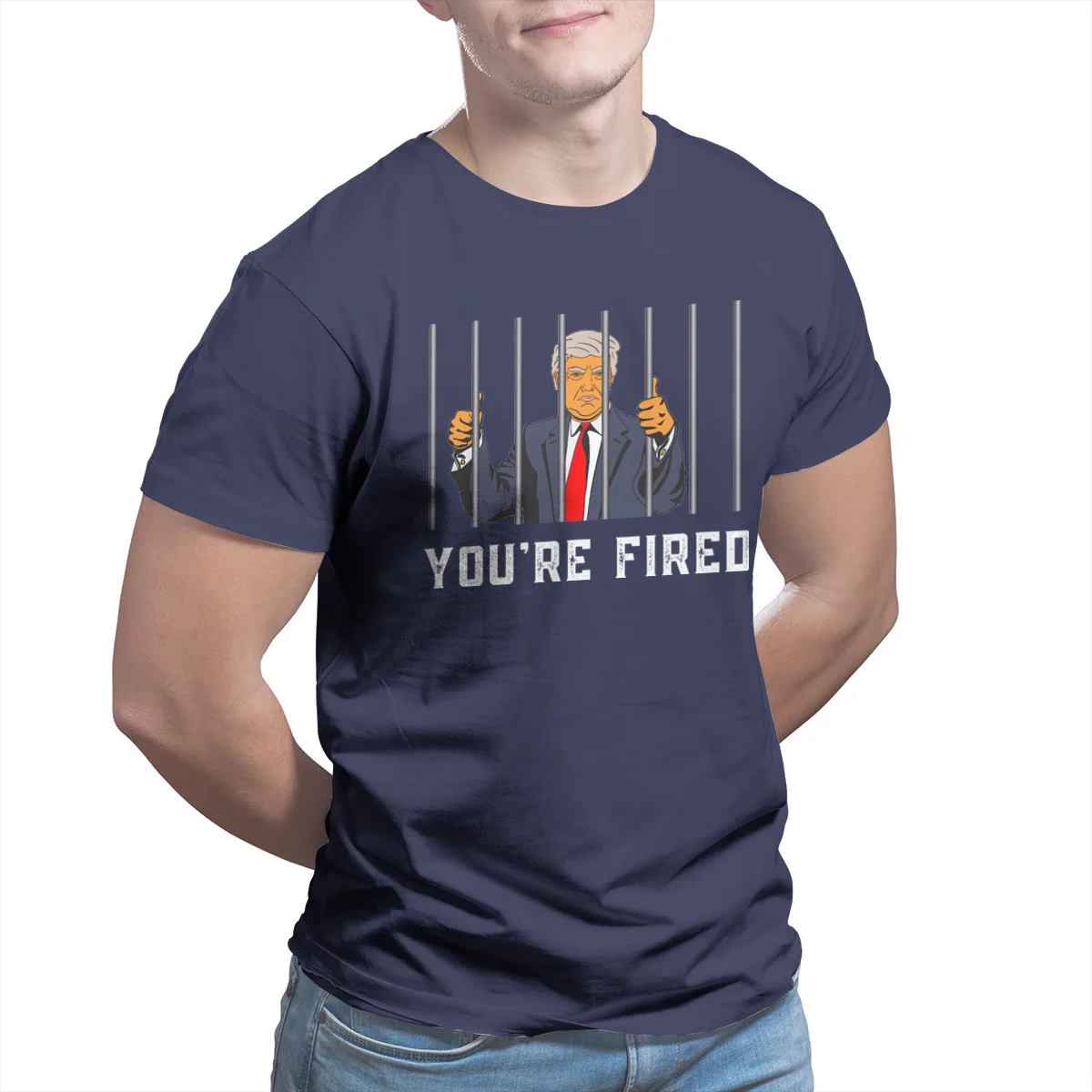 

Trump You_re Fired 2020 For Prison Impeached Gone_y Games Funny Short Sleeve Top quality Hip-Hop Tees 28980