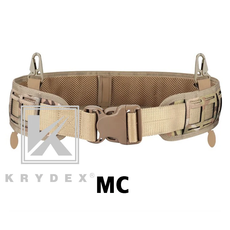 

Krydex Tactical Modular Inner & Outer Belt Multicam Loading Padded Laser Cut Patrol Molle Pals Belt For Battle Army Hunting