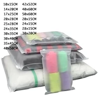 frosted zip seal ziplock plastic packaging bags travel storage bag zipper lock matte bag for clothing underweartoys custom bag