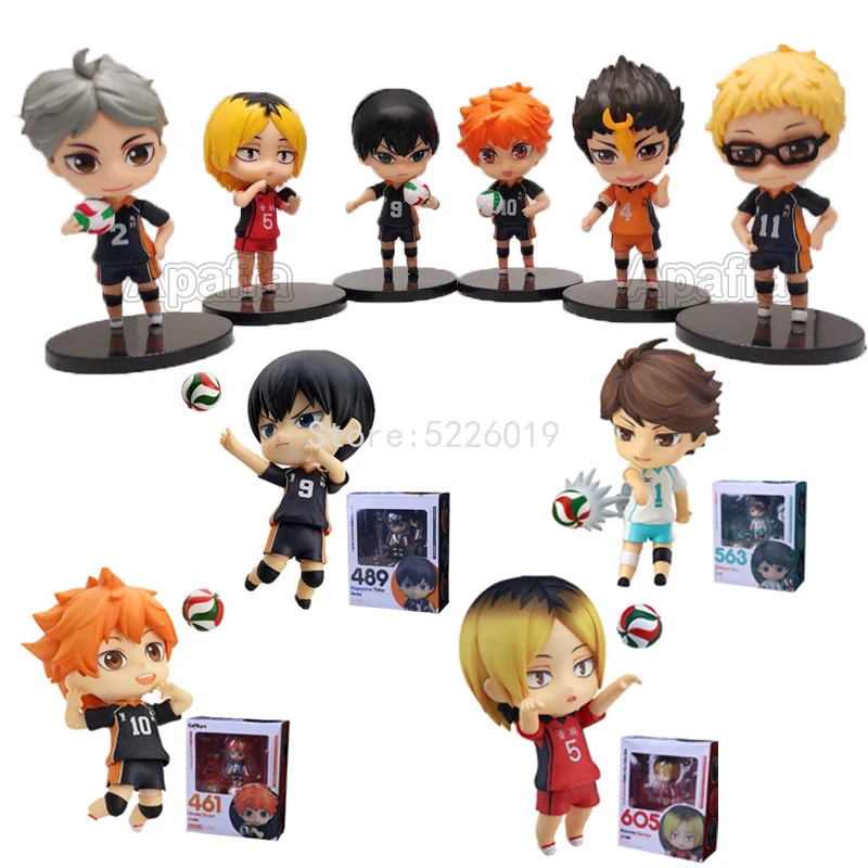 

6 шт./компл. фигурка Аниме Haikyuu 605 # Kozume Kenma, фигурка 461 # Hinata Shoyo 616 # Kei Tsukishima 489 # фигурка Tobio Kageyama