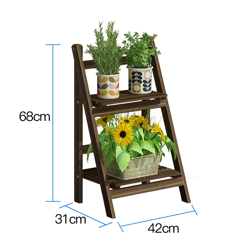 

Flower frame wrought iron multi-layer indoor special floor-standing living room space home pot rack rack With storage