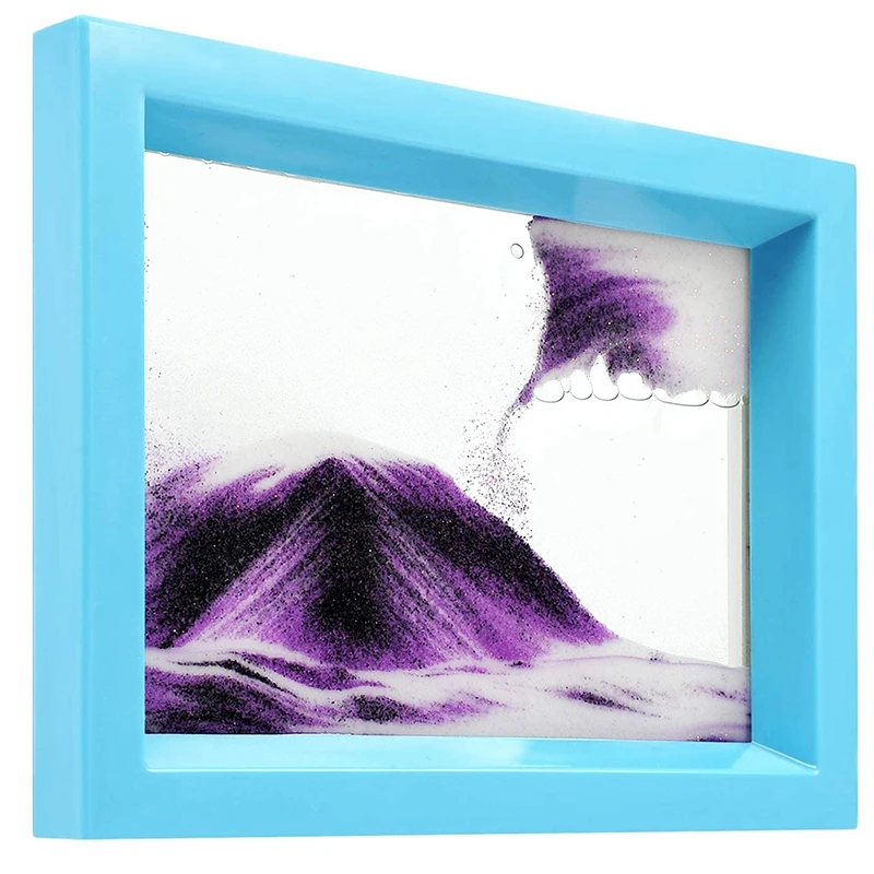 

Moving Sand Art Liquid Motion Bubbler Picture Desktop Toy Voted Gift