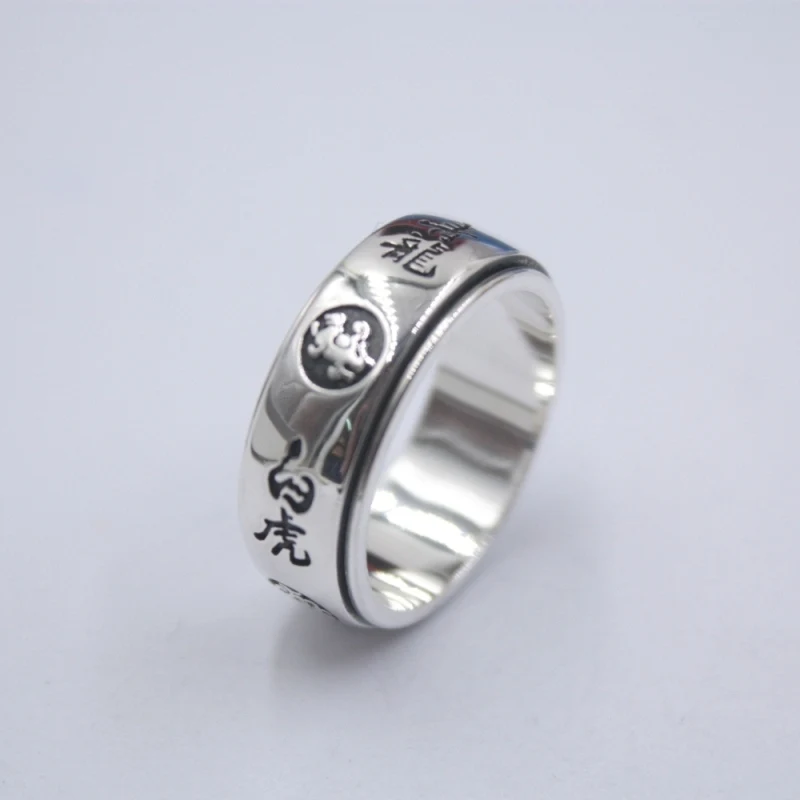 Кольцо из серебра 6 5 пробы для мужчин 8 мм | Украшения и аксессуары