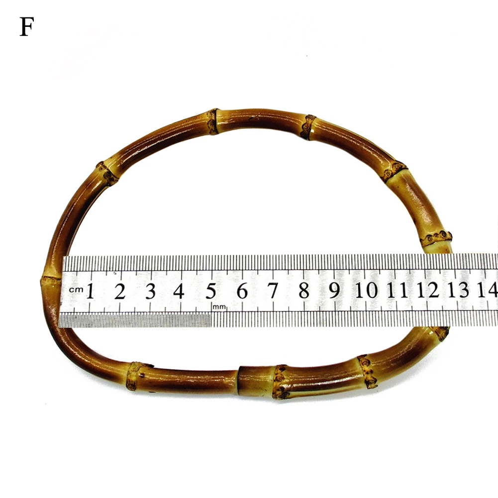 

Round Bamboo Bag Handle for Handcrafted Handbag DIY Bags Accessories Good Quality Purse Frame DIY Replacement Bag Handles Hot