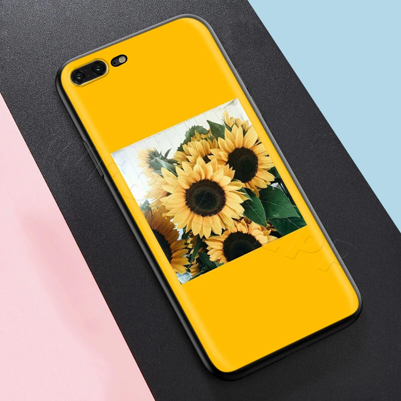 Webbedepp красивый желтый чехол с подсолнухом для Apple iPhone 12 Mini 11 Pro XS Max XR X 8 7 6 6S Plus 5 5S