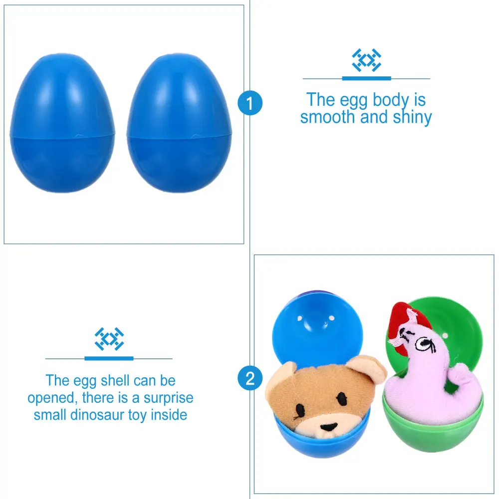 

12pcs Dolls Egg Toys Unique Easter Eggs Festival Party Kids Gifts Toys
