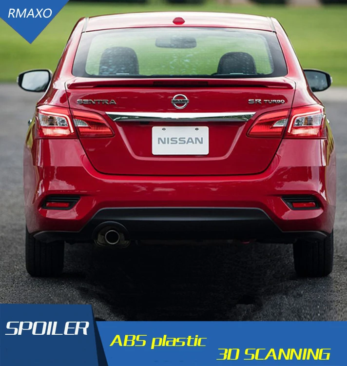 Спойлер для Nissan Sentra спойлер заднего крыла автомобиля из АБС-материала задний