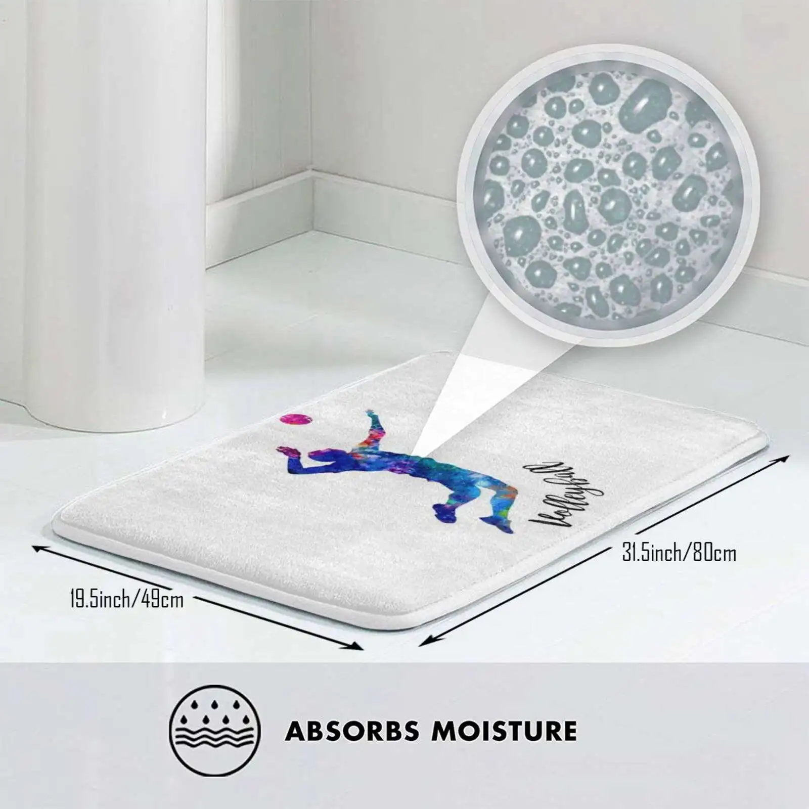 Домашний коврик для волейбола 3 размера