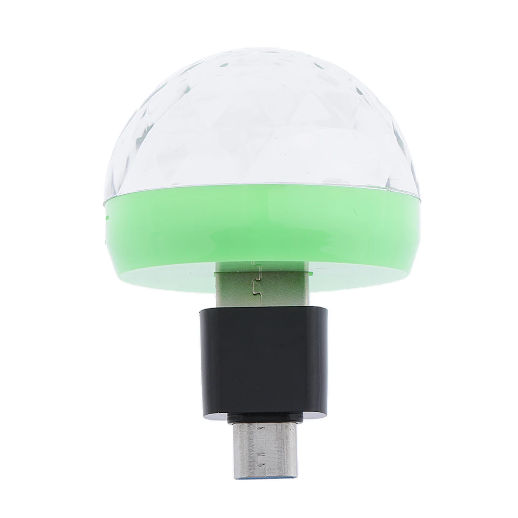 

LED Small Ball,Micro USB Mini RGB LED Bulb Club Pub Disco Party Music