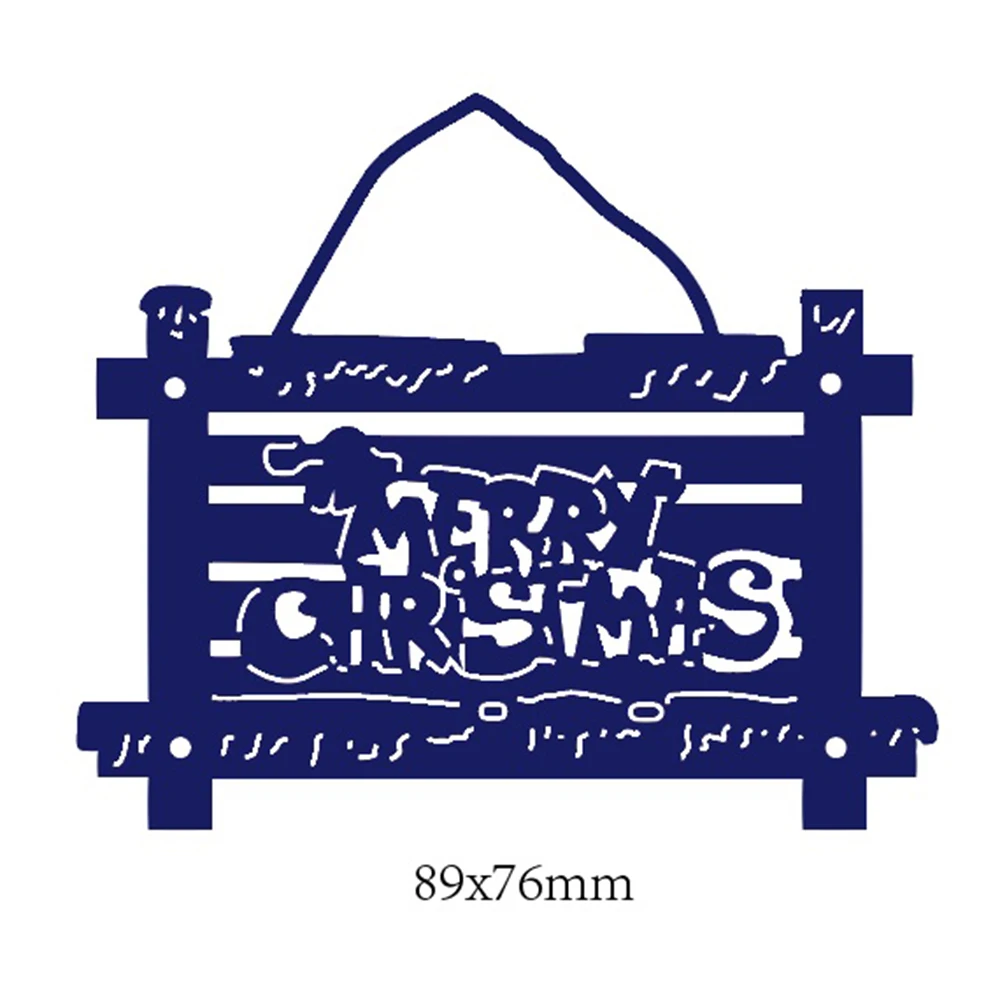 Бирка рождественские заготовки скрапбукинга новое прибытие металла резки