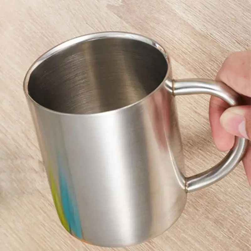 

1pcs New 220ml 300ml 400ml Stainless Steel Portable Mug Cup Double Wall Travel Tumbler Coffee Mug Tea Cup