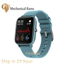 Смарт-часы P8 android для мужчин и женщин, 1,4 дюйма, сенсорный экран, фитнес-трекер, пульсометр, IP67, водонепроницаемый PK haylou ls02