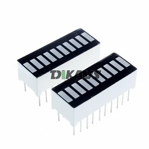 Светодиодная гистограмма для Arduino, 10-сегментная, ультраяркая, красная, желтая, зеленая, синяя, для Arduino (2 шт. в упаковке)