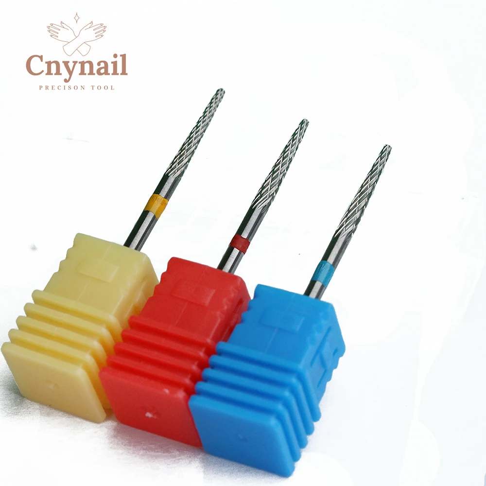 

1PC Cone Carbide Nail Drill Bits 3/32" Grinding Nail Bit Rotary Manicure Cutters Nails Accessories Cuticle Tools CD014