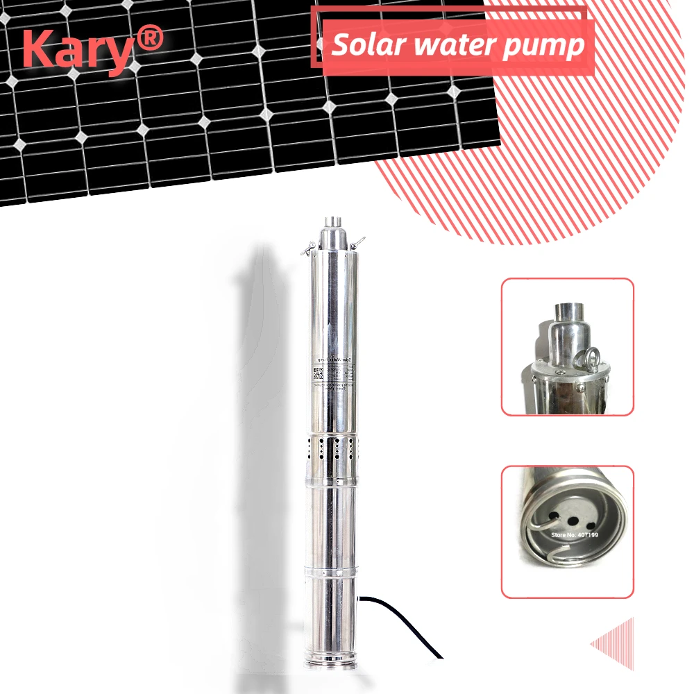 

Dc 12v brushless motor 2000L per hour flow rate lift 30m 224W solar water pump for home and farm water supply