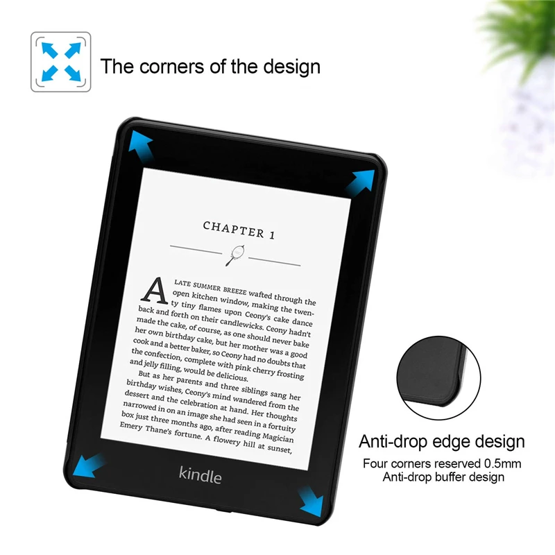 

For New Kindle 2019 Case Thinnest Lightest PU Leather Smart Cover for New Kindle 10th Generation 2019 Released