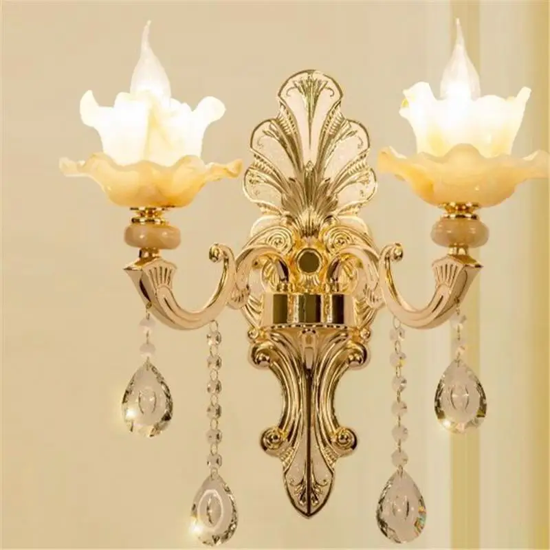 Lampe Aplique De Pared современная лестница для внутреннего освещения бра кристалл Wandlamp