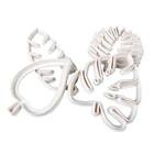 4 шт., тропические растения, формочки для печенья, форма дерева джунглей, бисквит, Фондант, кондитерские изделия для украшения тортов