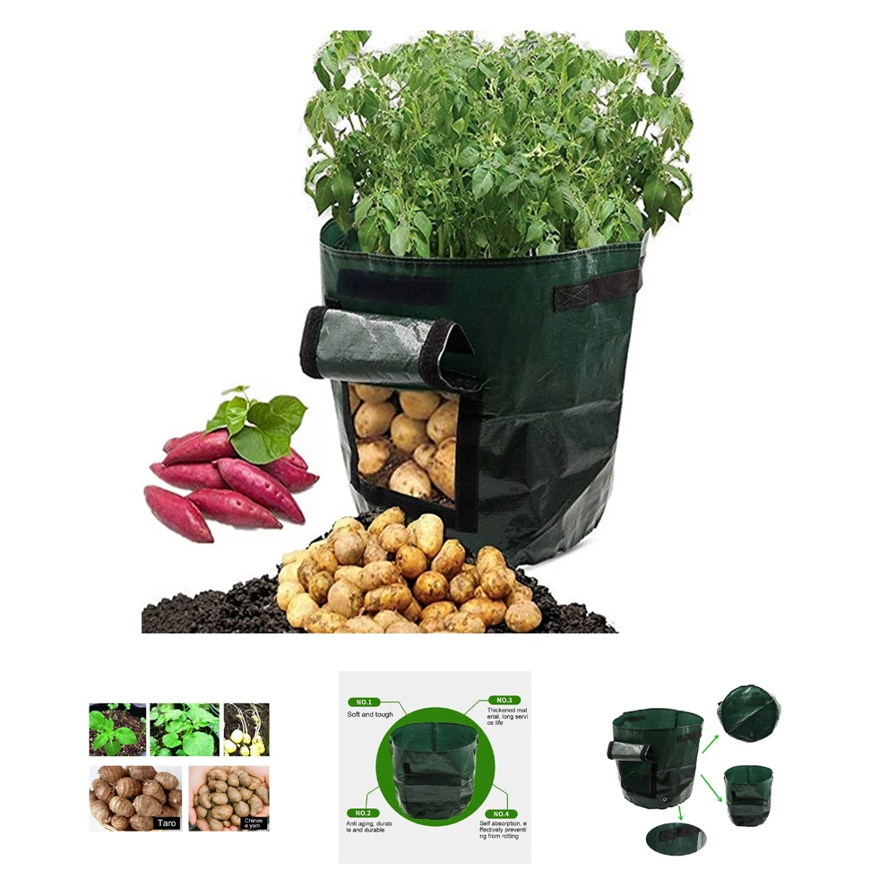 DIY Вертикальный садовый мешок для растений мешки рассады домашний горшок