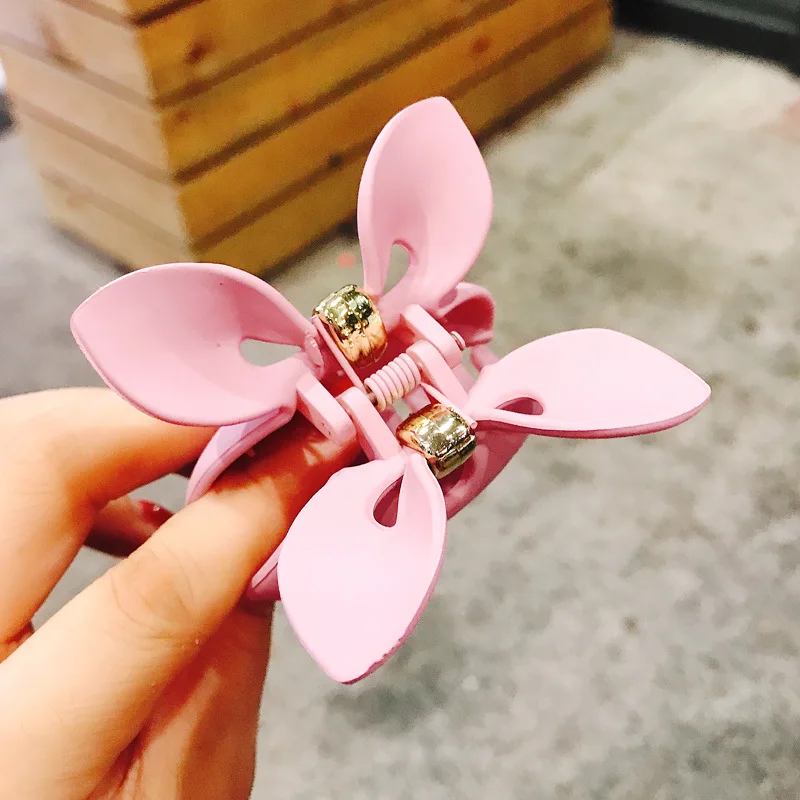 Frosted Hairpins Big Hair Claw Crab Butterfly Plastic Clips For Women Barrettes Claws Accessories |