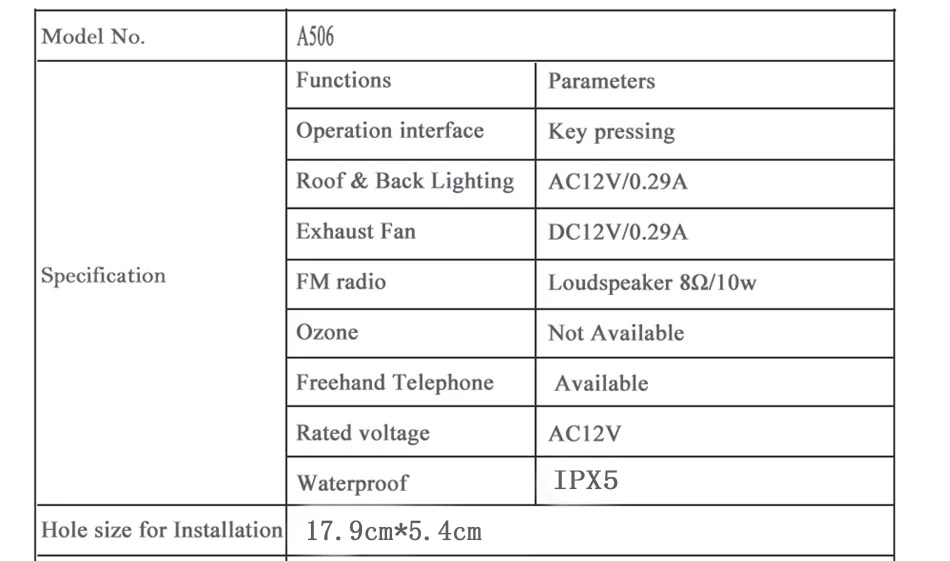 1 комплект AC 12V Прямоугольник CE FM радио регулятор душа комплект для душевой с панелью/вытяжной вентилятор/свет/динамик/Трансформатор Аксессуар