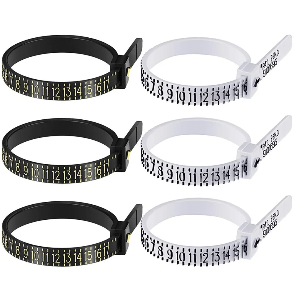 High Quality Ring Sizer UK/US Official British/American Finger Measure Gauge Men and Womens Sizes A-Z Jewelry Accessory Measurer | Украшения