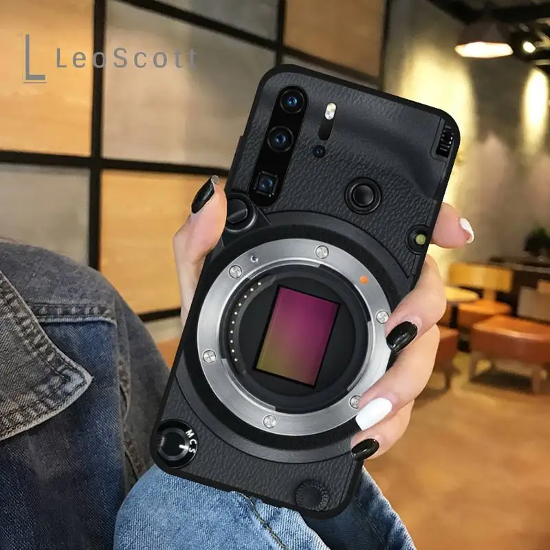 

Retro Camera Phone Cases For Huawei honor Mate P 9 10 20 30 40 Pro 10i 7 8 a x Lite nova 5t