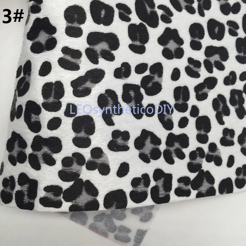 1 шт. 21X29 см синтетический Letaher Cuero Sintetico леопардовая кожа на меху для изготовления